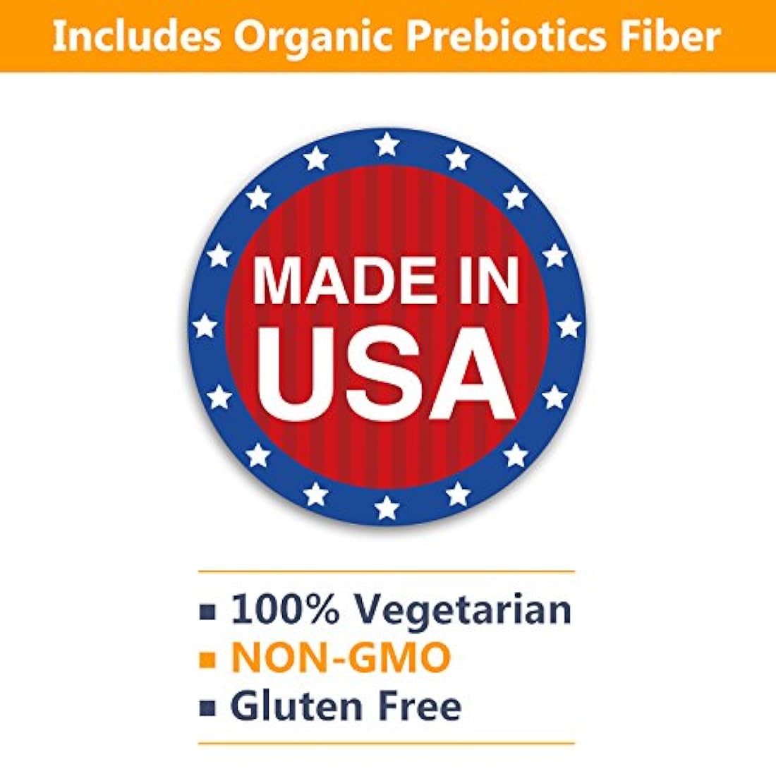 Probióticos 50 mil millones de CFU 20 cepas, 60 cápsulas