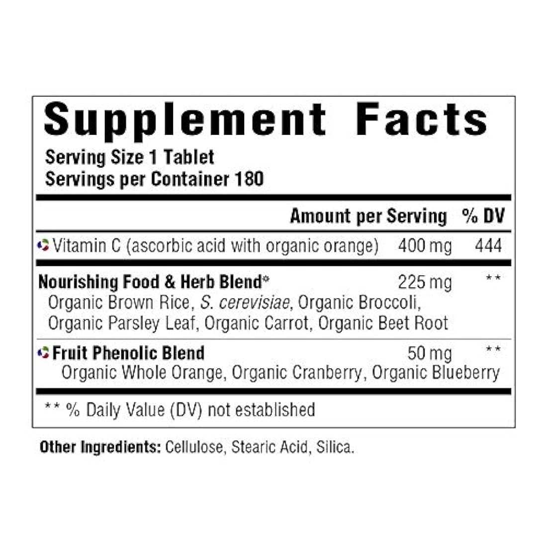Vitamina C-400 INNATE Response Formulas soporte inmunológico