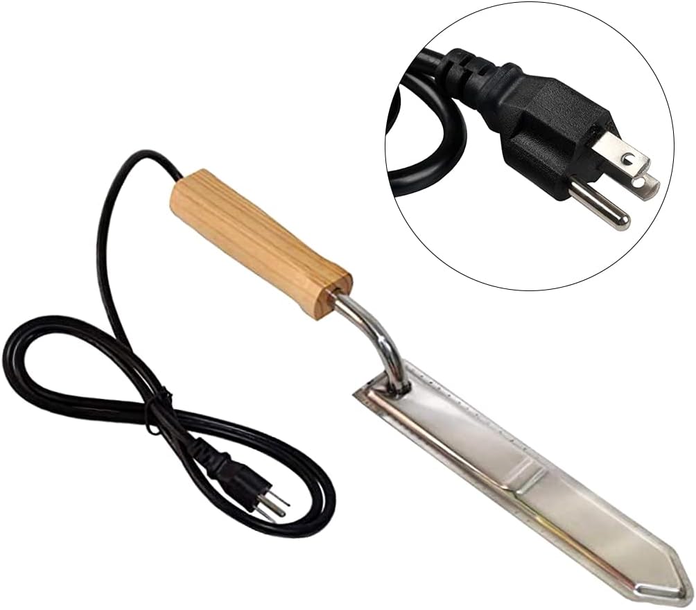 Cuchillo desoperculado eléctrico de acero inoxidable - Beekeeping