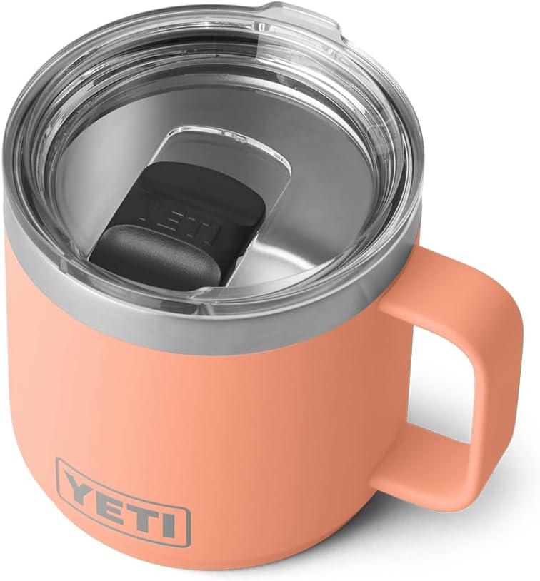 Taza apilable YETI 14 oz, acero inoxidable, Melocotón