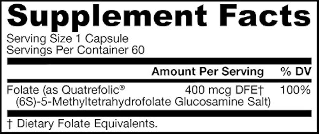 Jarrow Formulas folato de metilo 5 MTHF