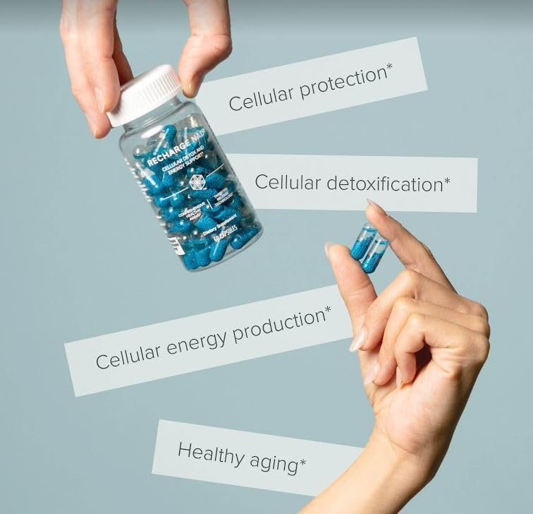 Suplemento Isagenix Recharge NAD Desintoxicación celular 60u