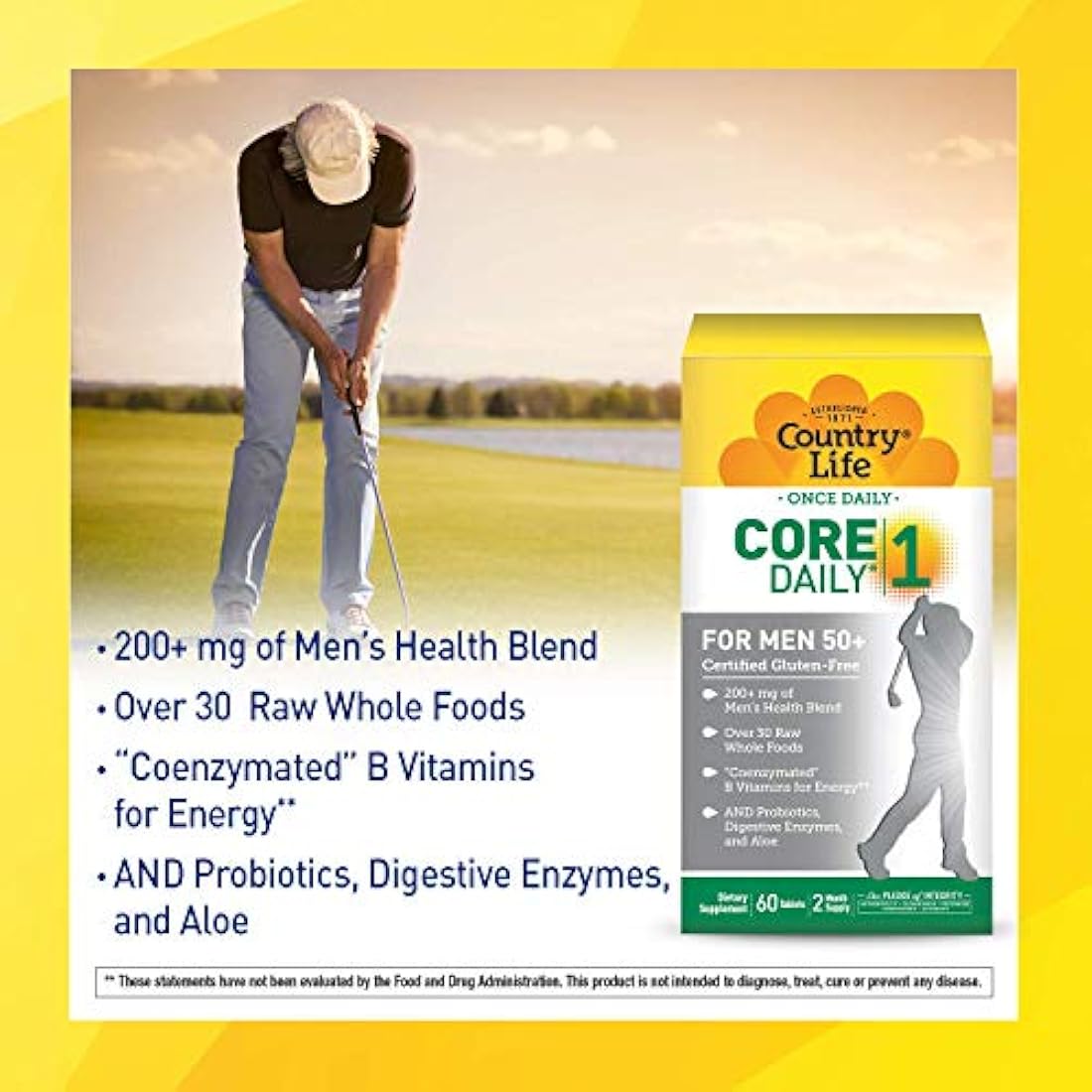 Suplemento dietetico para hombre 50 Plus 60 unidades