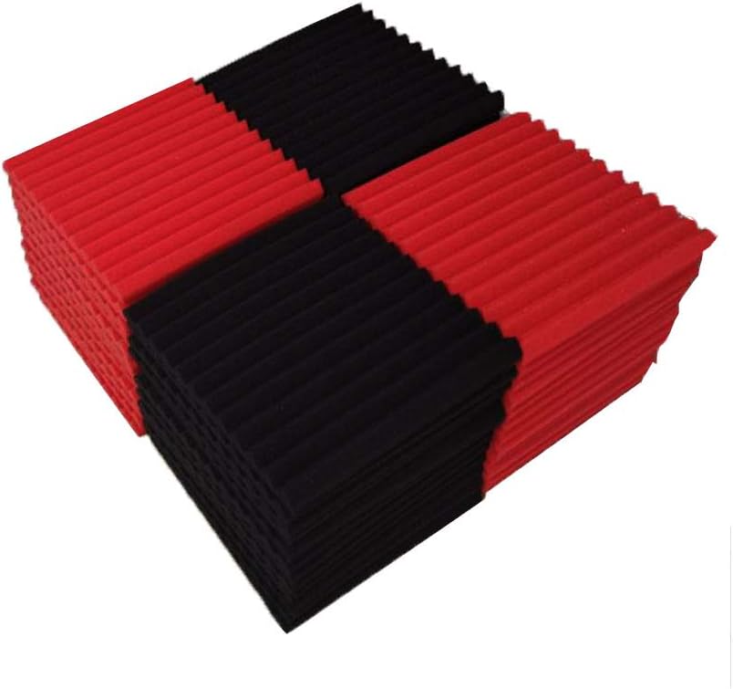 Paquete de 50 Paneles Acústicos, Aislantes, 1 X 12 X 12