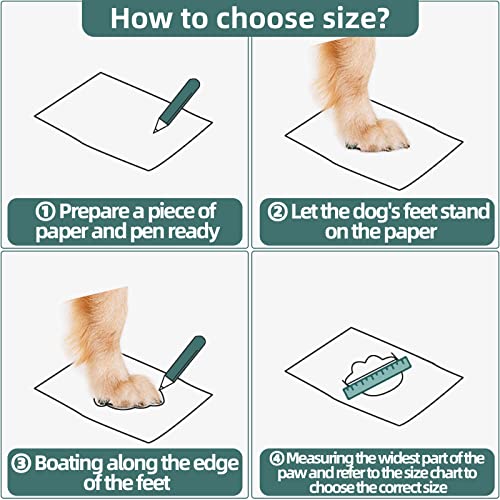 Hcpet Botas de perro transpirables para perros pequeños