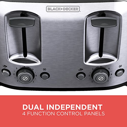 Tostadora de 4 rebanada ovalada clásica