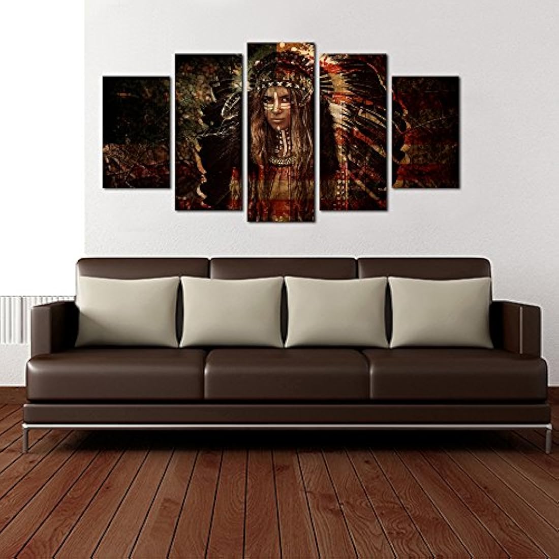 VVOVV – 5 piezas lienzo impresiones estrellas y rayas