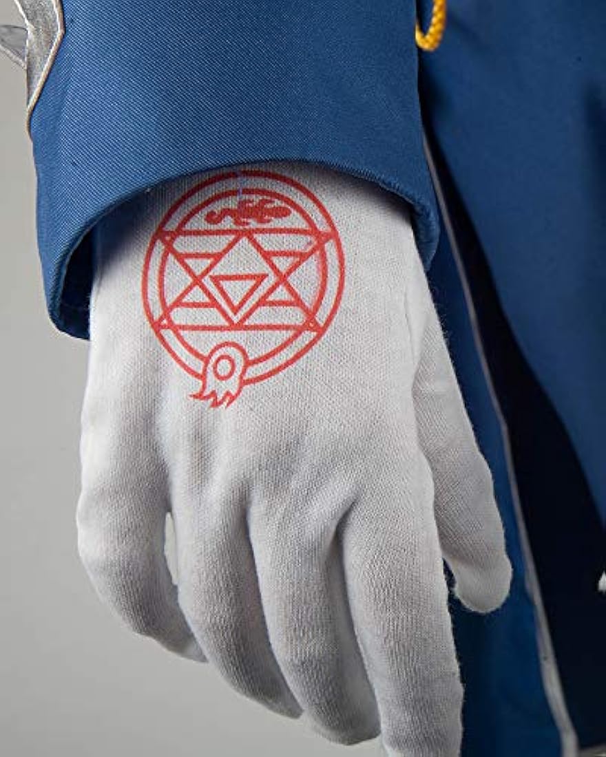 miccostumes Hombre Roy Mustang Cosplay Disfraz Uniforme militar Traje