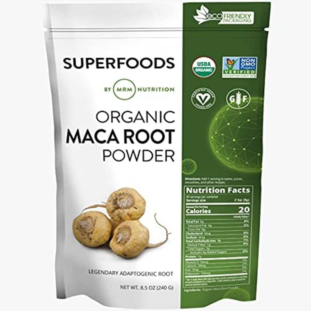 Maca Root Orgánico MRM Nutrition Superfoods Vegan 40 Servings