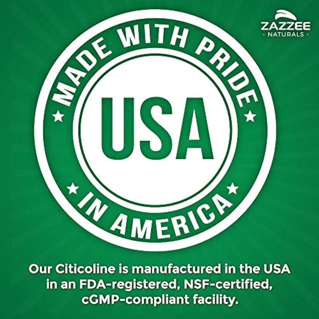 Citicoline CDP Choline 300 mg, 120 cápsulas vegetales