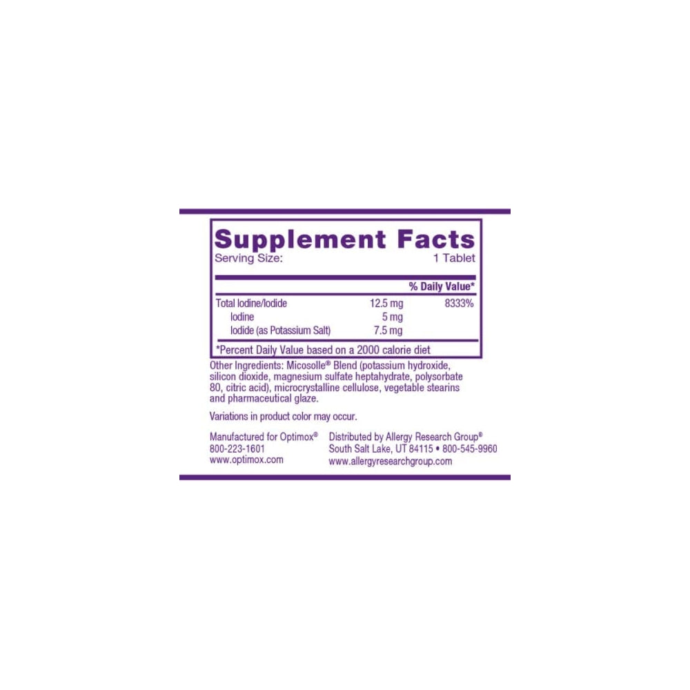 Suplementos Alimenticios de yoduro de potasio