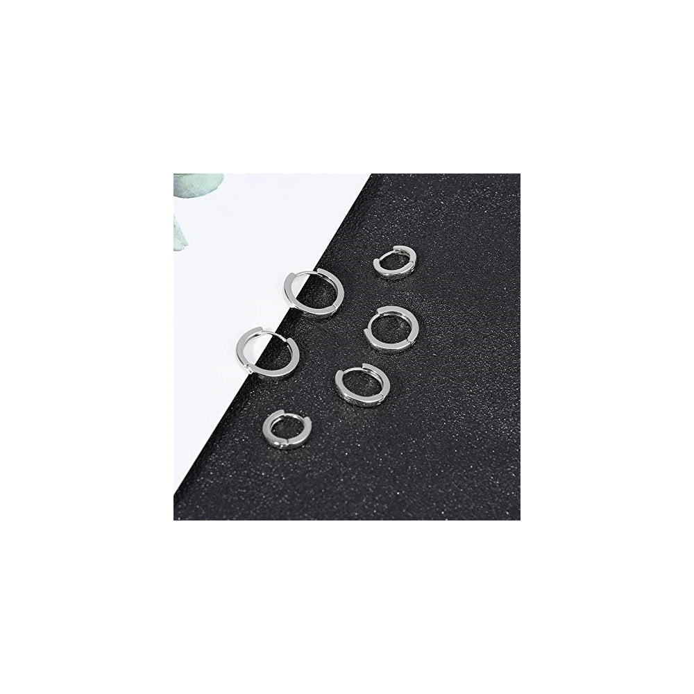 Aretes pequeñas de oro de 14 quilates para mujer