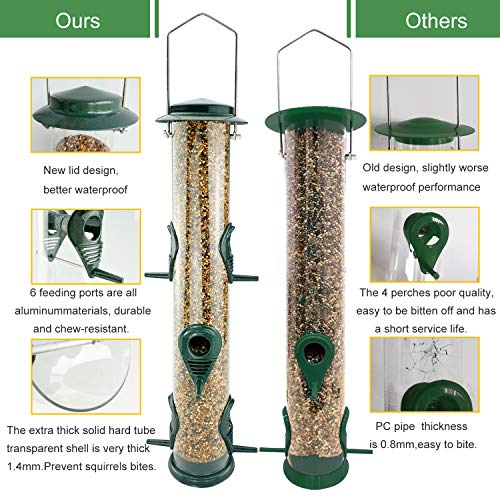 Alimentador de semillas para pájaros silvestres
