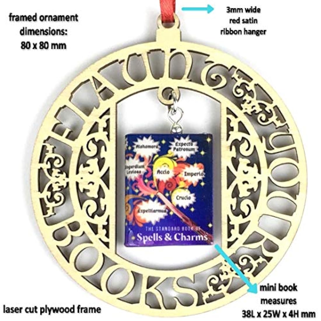 El libro estándar de hechizos y encantos Minilibro enmarcado