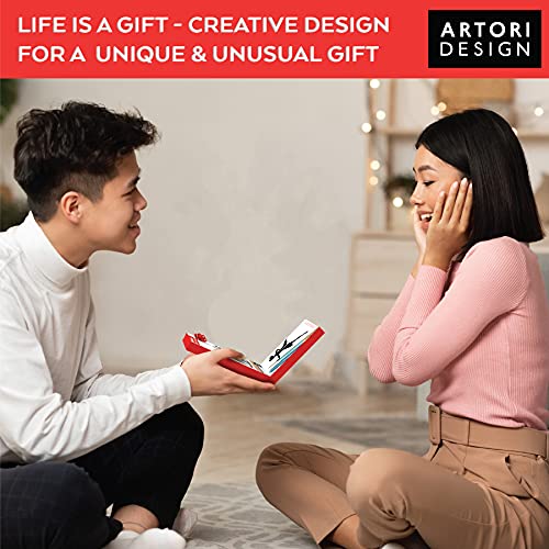 Sujetalibros decorativos de metal únicos, extremos ocultos caprichosos para un soporte de libros, bonita decoración del hogar e idea de regalo moderna para estantes, escritorio o mesa (Supergal)