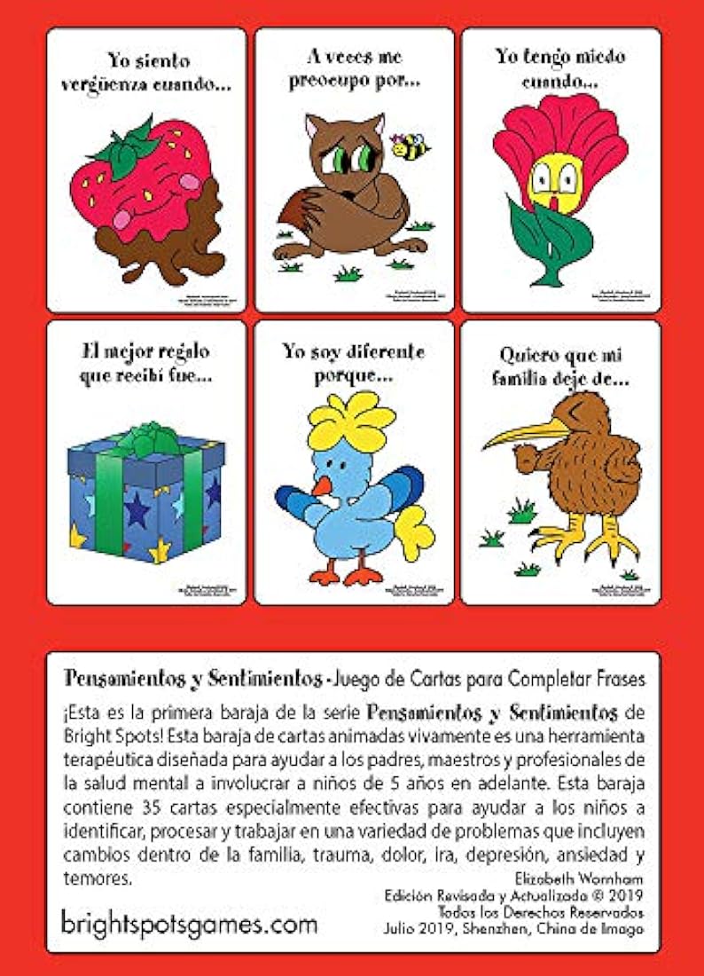 Pensamientos y sentimientos: Una tarjeta de oración