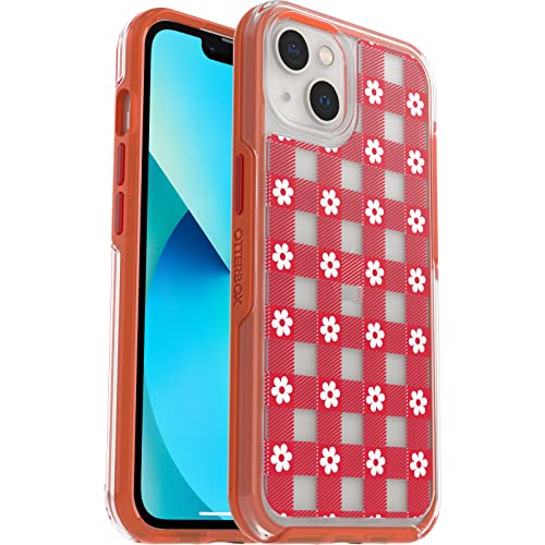 OtterBox SYMMETRY - Funda transparente para iPhone 13 (solamente) - PICNIC DAISY