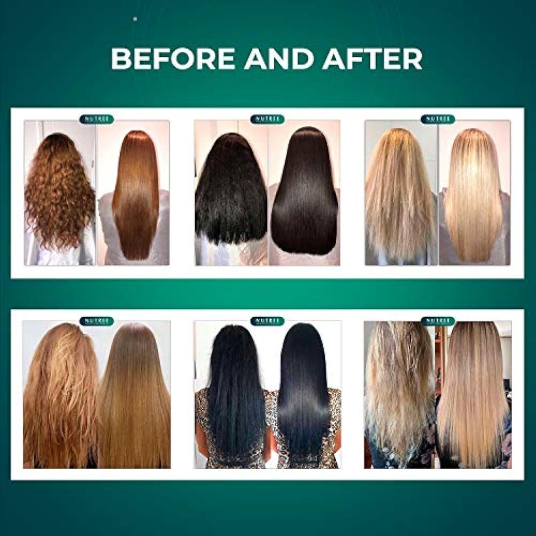 Tratamiento de cabello Amazonliss con queratina brasileña