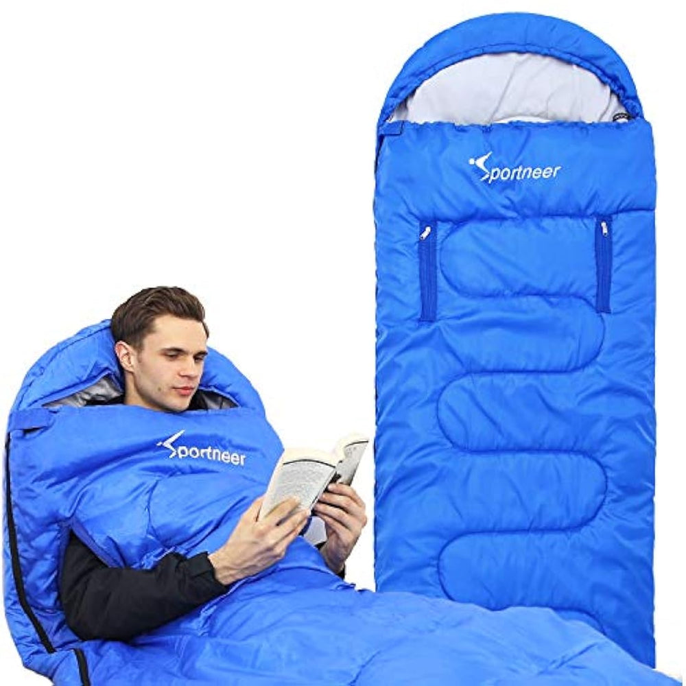 Saco de dormir portátil para invierno con orificios