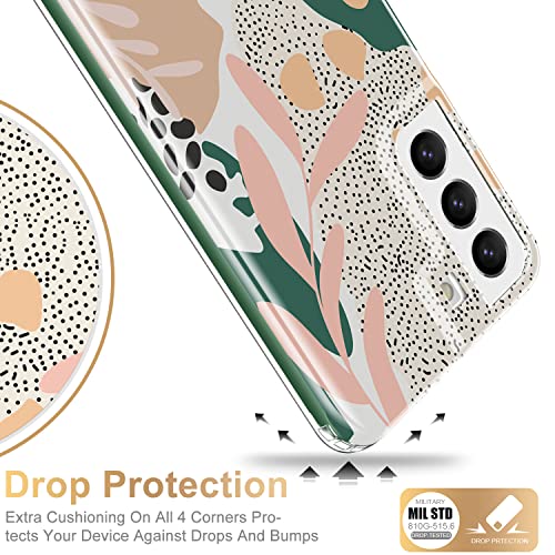 ESDOT Funda para Samsung Galaxy S22, grado militar, prueba de caídas de 21 pies, funda resistente con diseños de moda para mujeres y niñas, funda protectora para Galaxy S22 de 6.1 pulgadas, patrones Niee