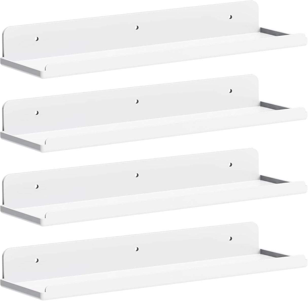 Estantes Flotantes Lifewit, 4 Pack Acrílico 15 para Decoración