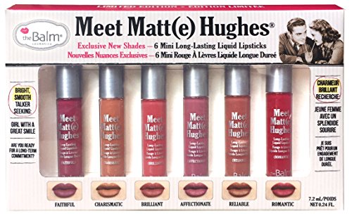 theBalm Meet Matt (e) Hughes Set de 6 mini barras de labios