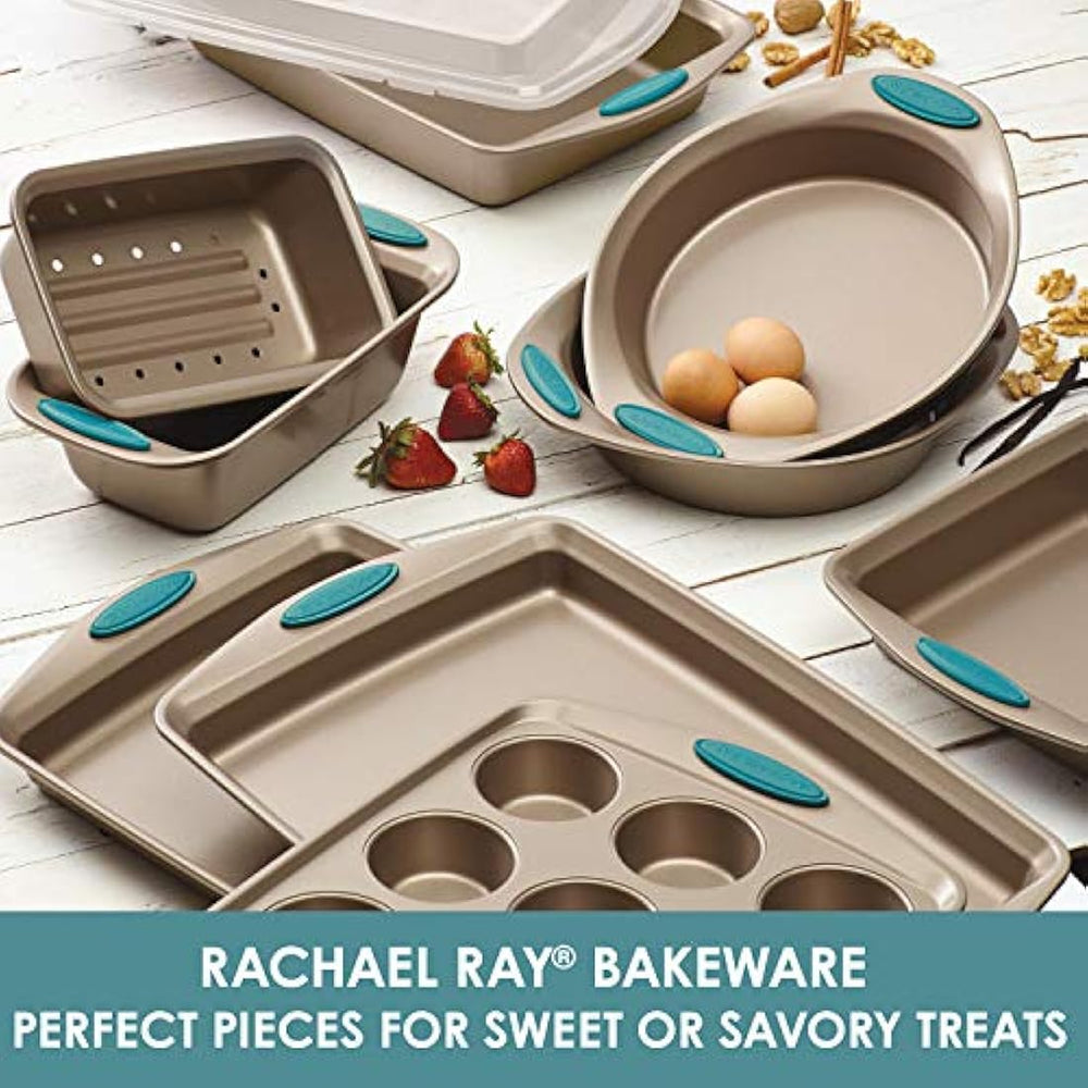 Rachael Ray 46683  Agave Azul Hoja de asas antiadherente
