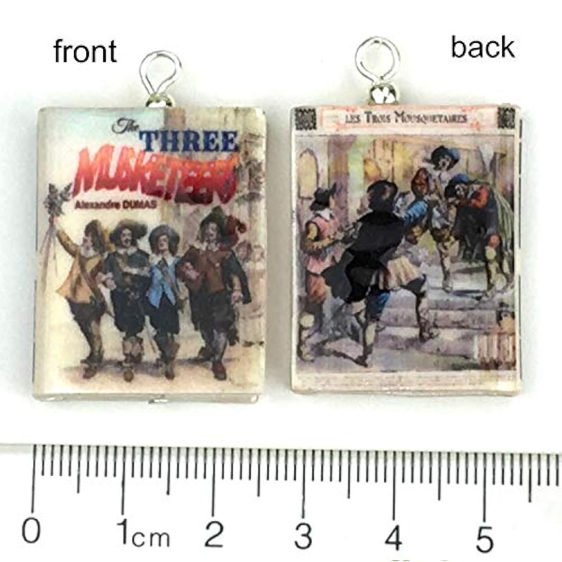 Mini libro de arcilla decorativo de pared