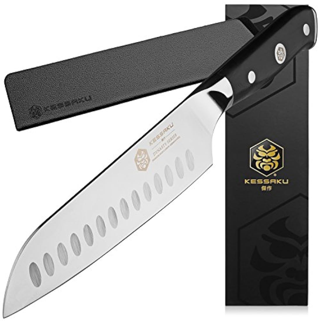 kessaku cuchillo Santoku – japonés de acero, 7-Inch