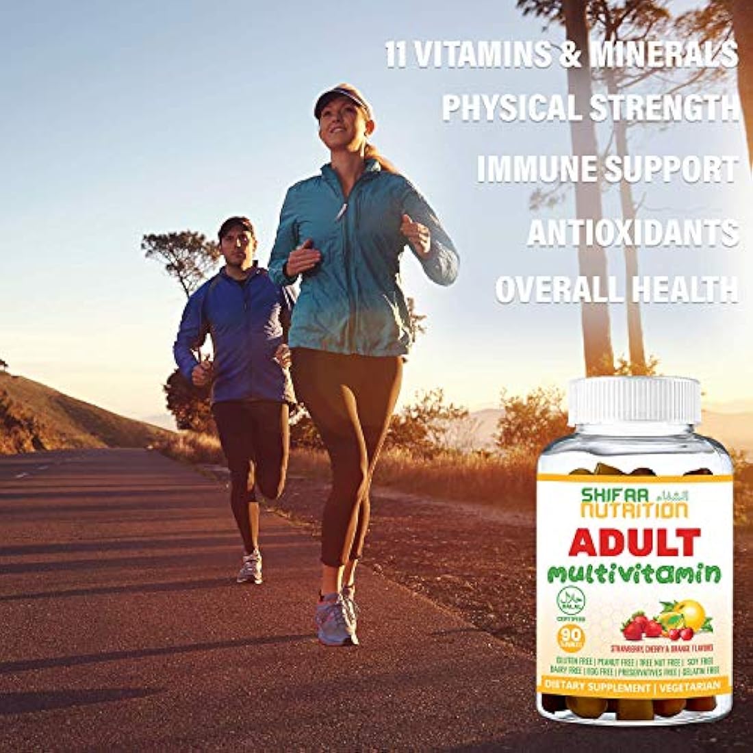 Shifa - Multivitaminas para adultos con 11 vitaminas