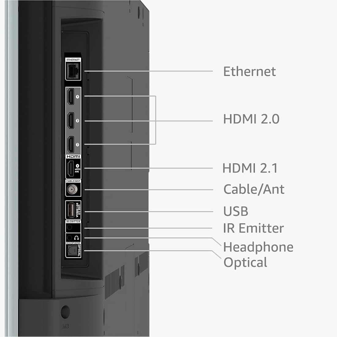 Televisión inteligente Amazon Fire TV Omni QLED Series de 55