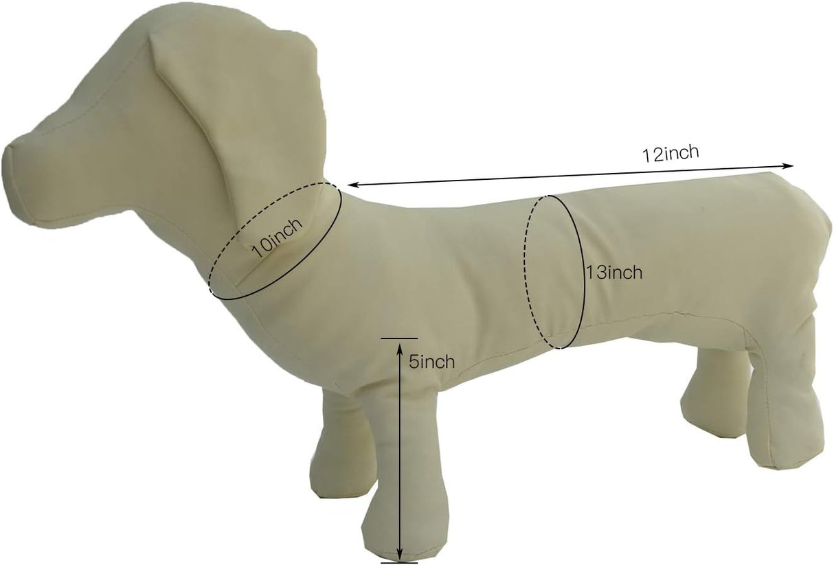 Maniquí para perros Lovelonglong, PU Leather, Dachshund D-S