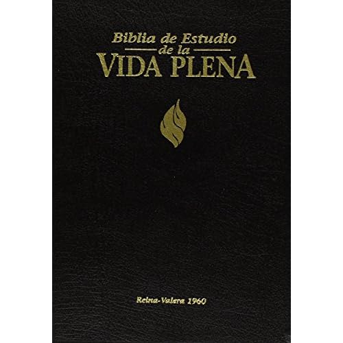 Biblia de Estudio Vida Plena, Español, Piel Negro