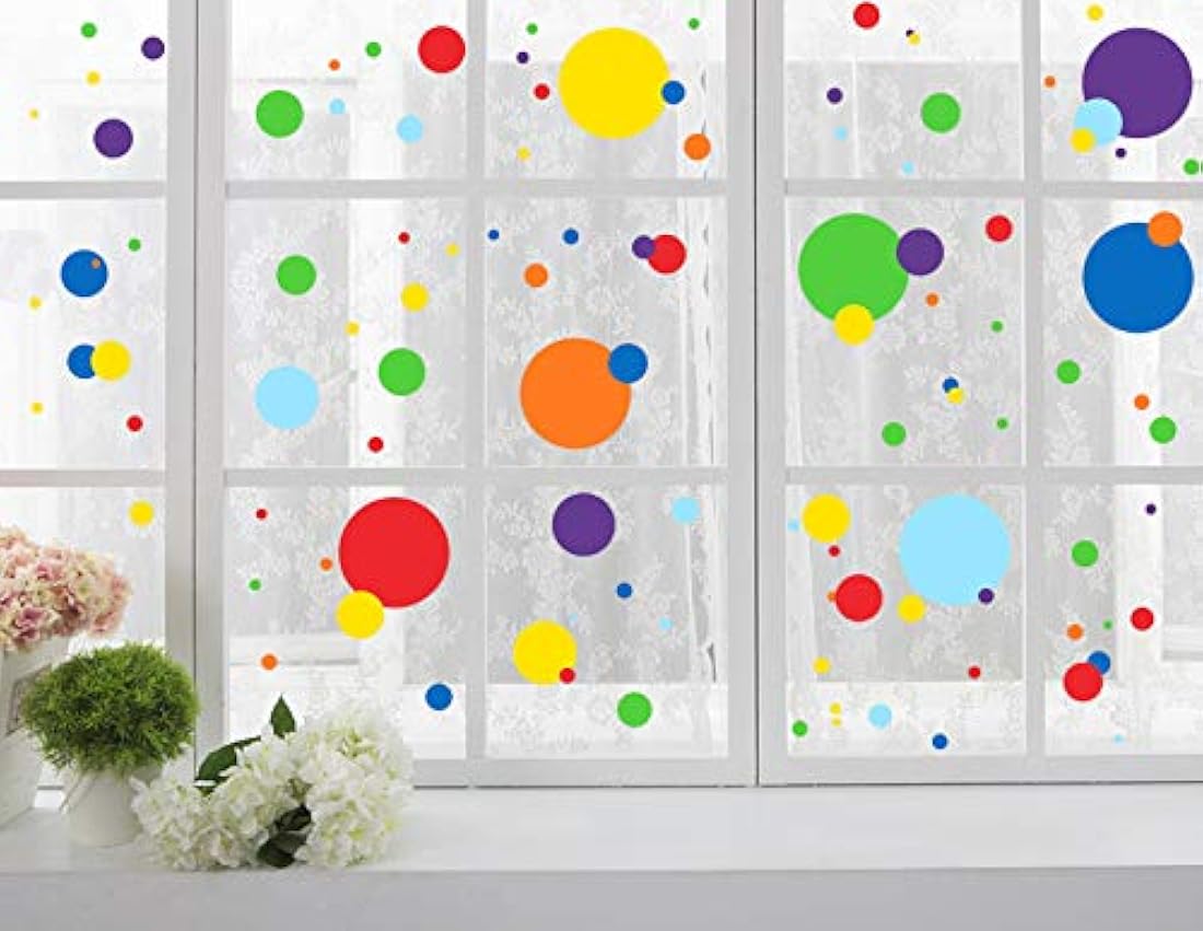 Adhesivos decorativos para pared (175 unidades) multicolor