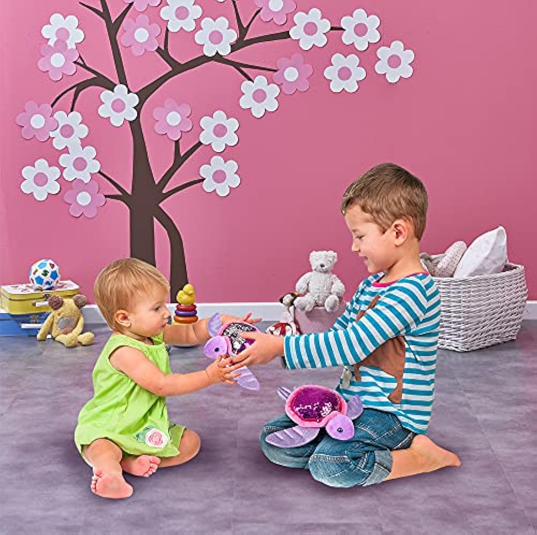 Peluches Peluche de tortuga de mar que cambian de color