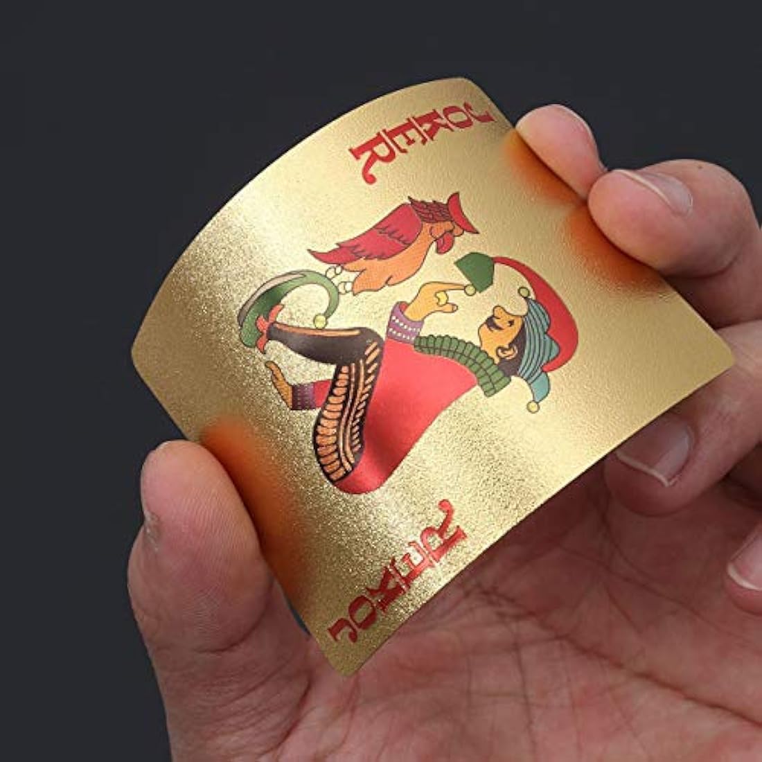 EAY - Tarjetas de póquer impermeables de plástico tamaño