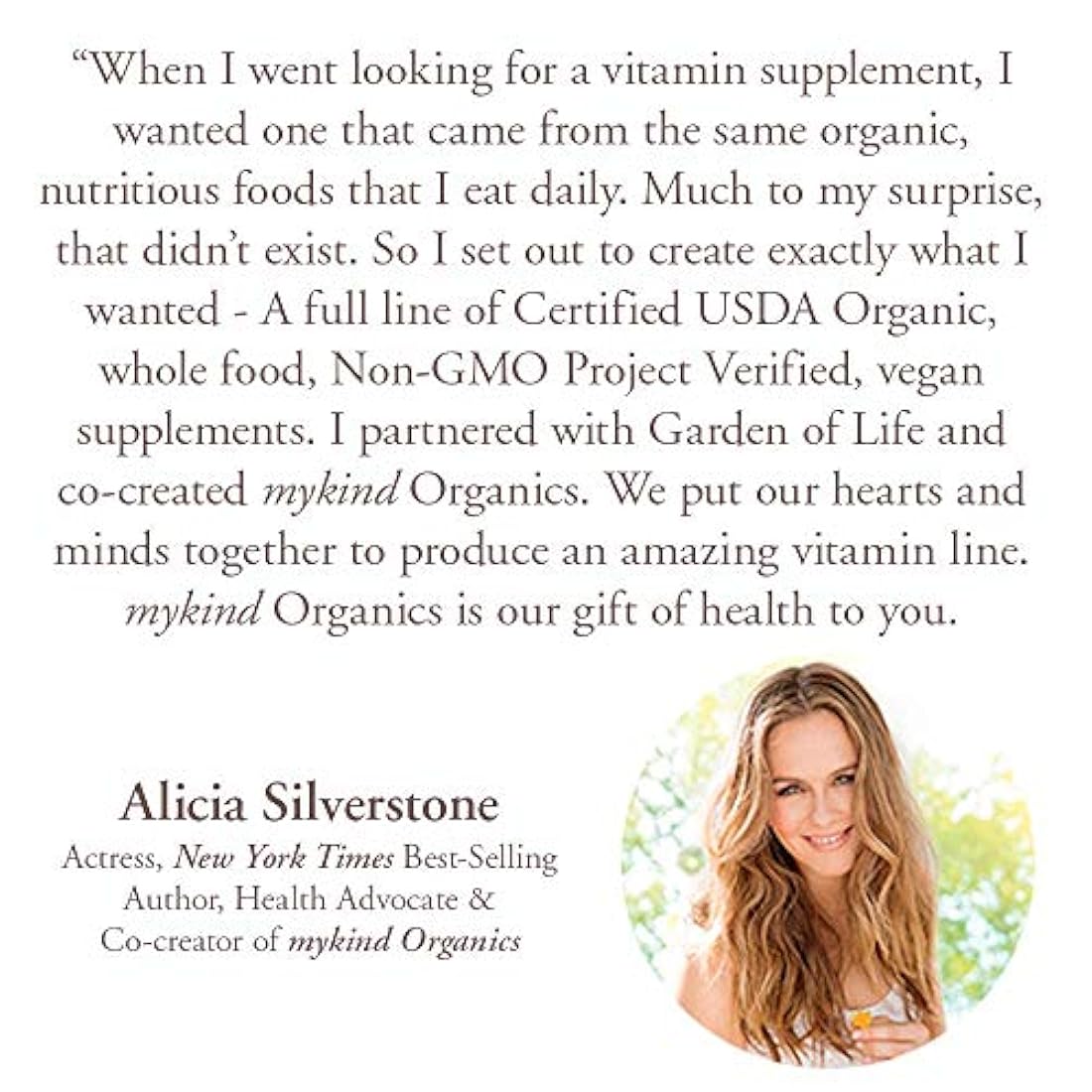 Suplemento multivitamínico orgánico, para mujer