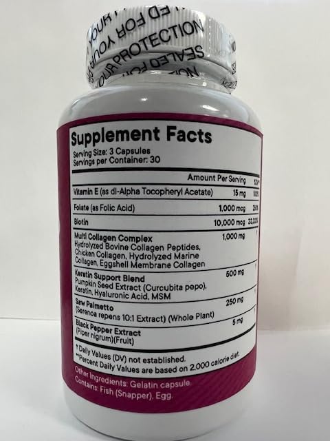 Suplemento Collagen Pills NEW AGE - Vitamina DHT 90 cápsulas