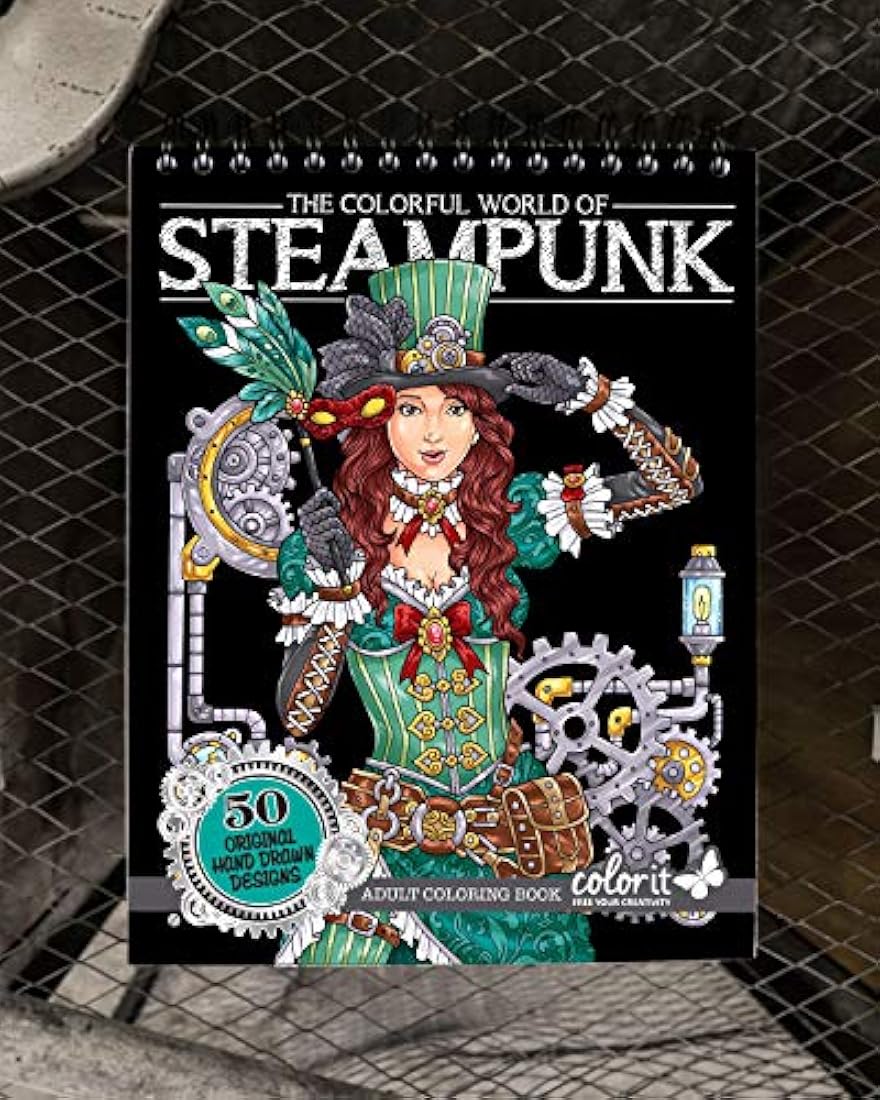 ColorIt - Libro para colorear para adultos, 50 diseños