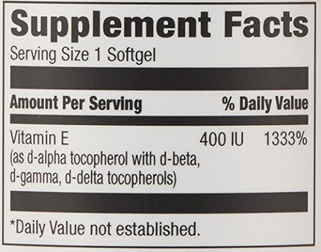 Cápsulas blancas vitamina E