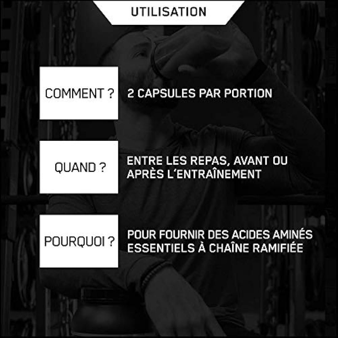 Cápsulas Optimum Nutrition BCAA, BON-089, 1