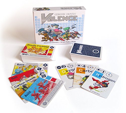 Science Ninjas: Valence Card Game- Química avanzada Reglas