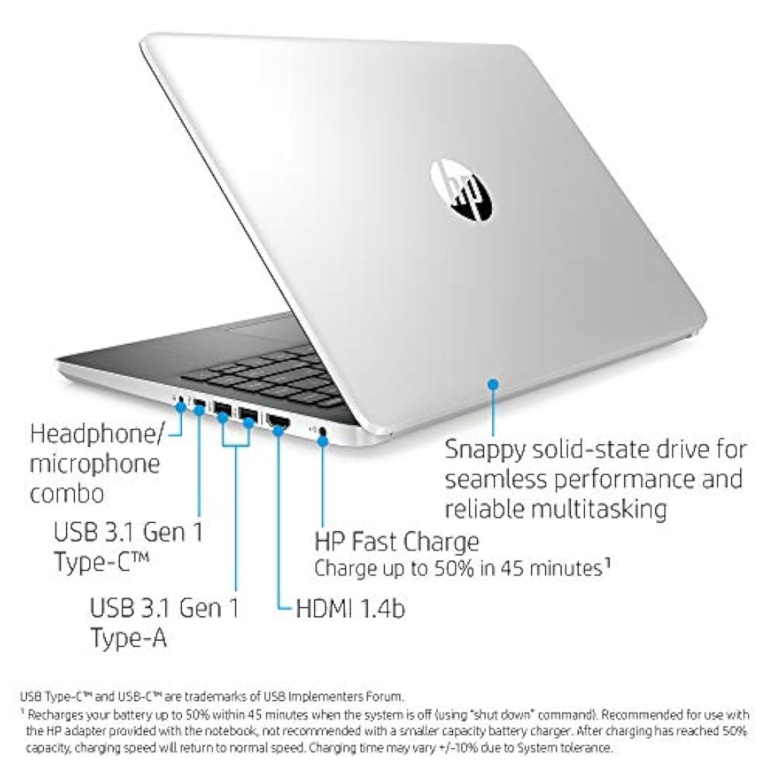 14 Laptop, 4GB RAM, 128GB Hard Drive Windows 10