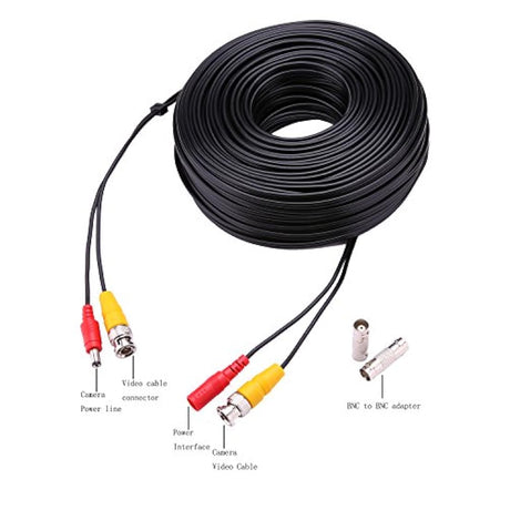 WildHD - Cable BNC todo en uno para cámaras de seguridad