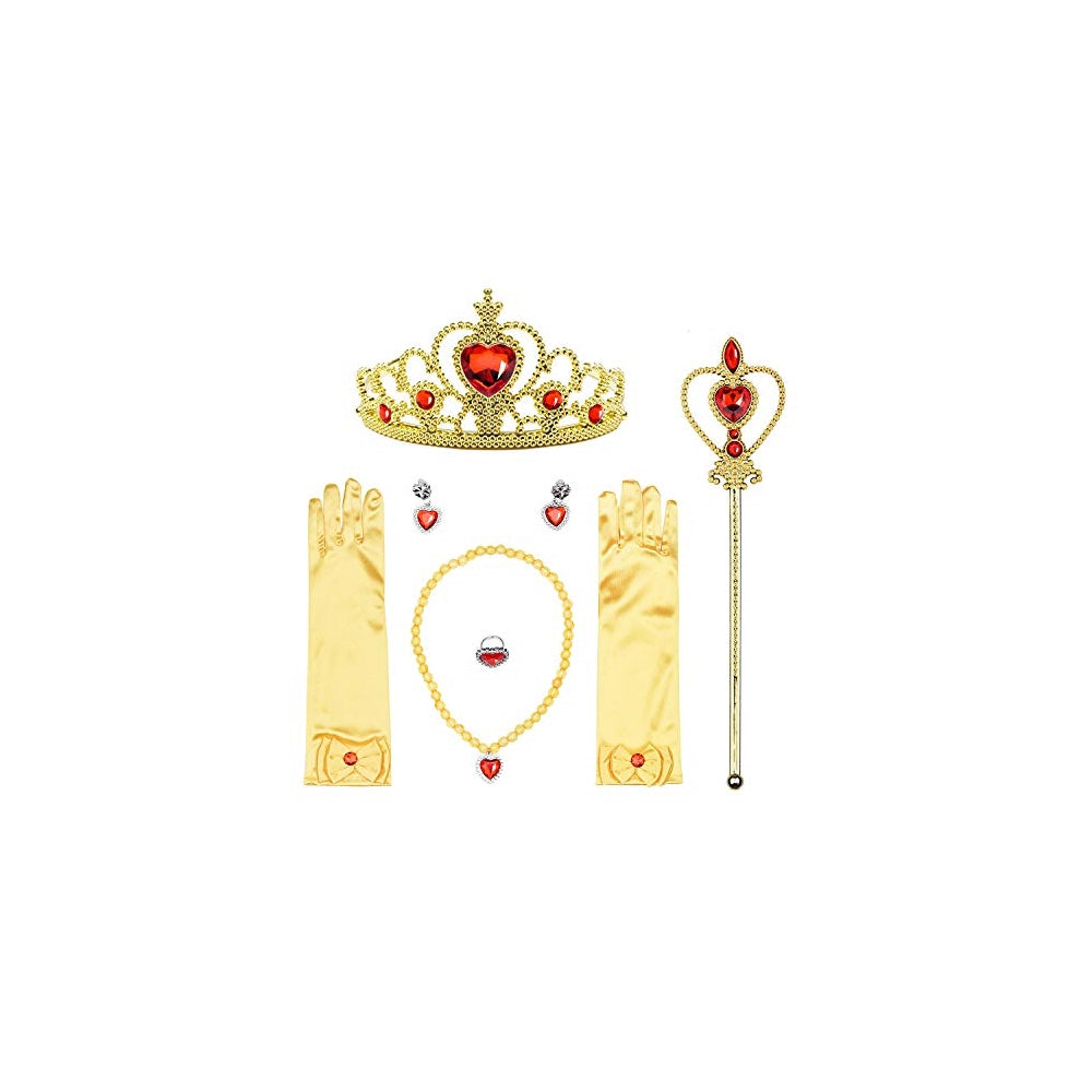 Disfraz de princesa sin espalda con cintura talla 2T/100