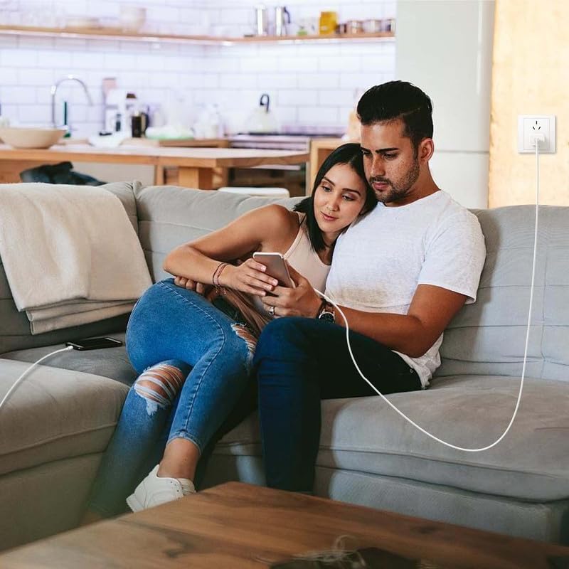 Pack de 2 cables de carga rápida tipo C de 6 pies