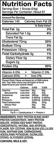 Proteína de vainilla gourmet 5 libras