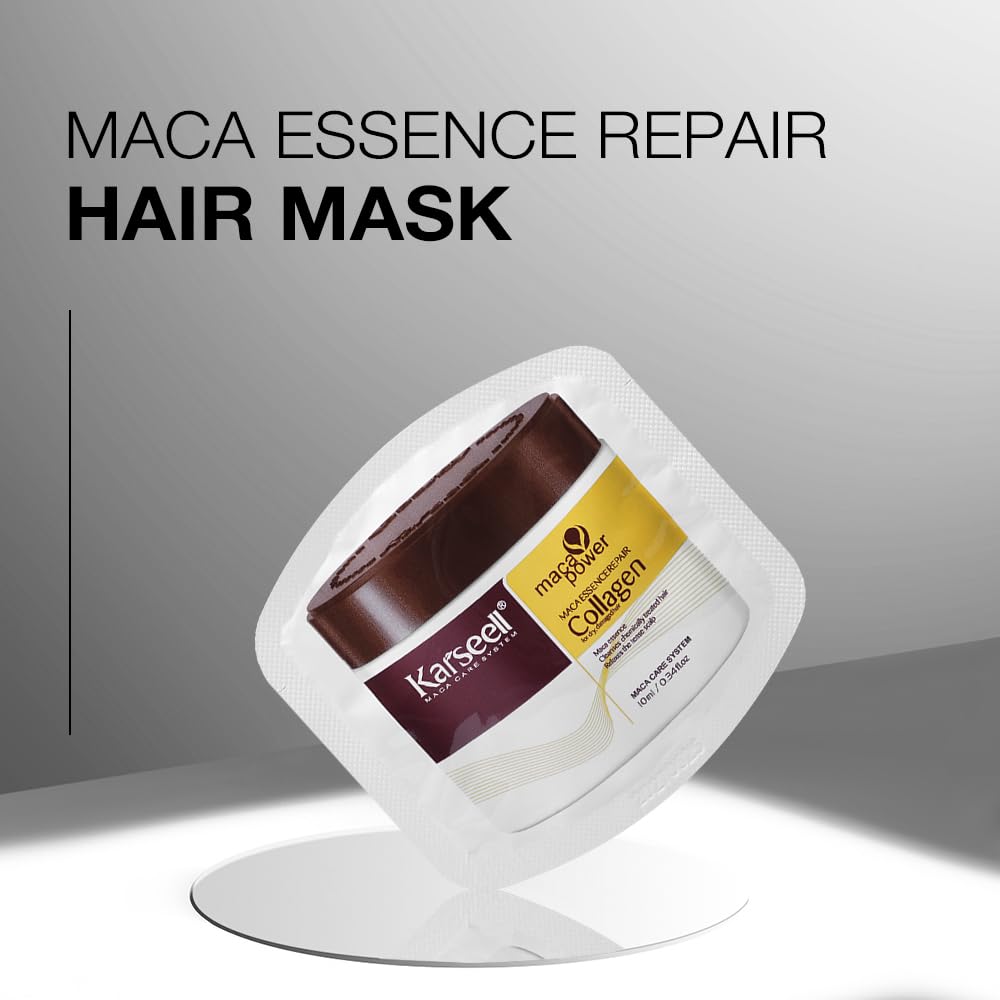 Tratamiento capilar con colágeno, aceite de argán, cabello seco