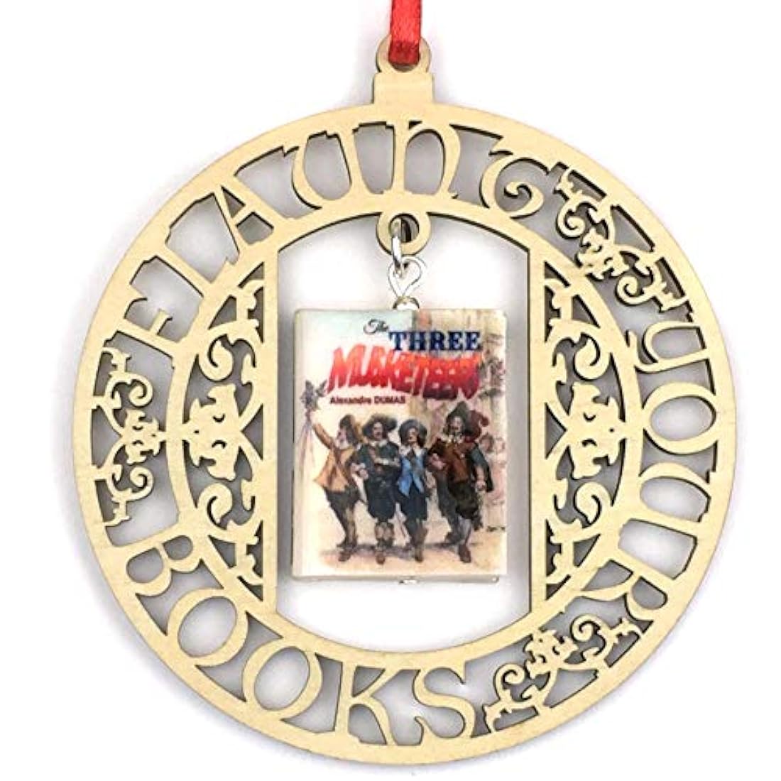 Mini libro de arcilla decorativo de pared