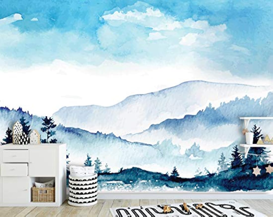 Mural de Papel pintado autoadhesivo acuarela